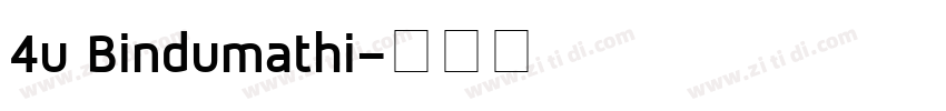 4u Bindumathi字体转换